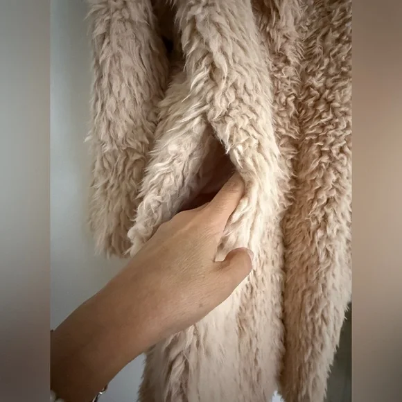 Anthropologie Teddy Jacket in Tan - Picture 2 of 7